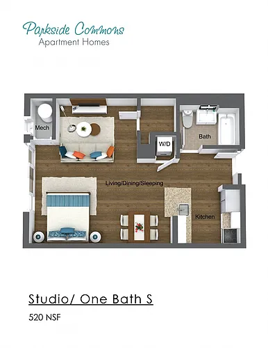 Floor plan Studio