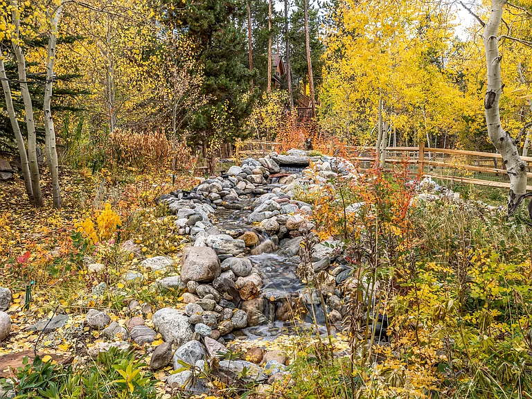 The waterfall from last Fall