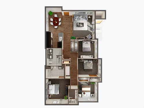 Floor plan Porter