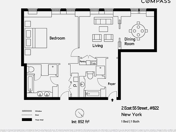 5th image of 2 E 55th St #822/18