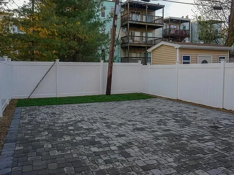 Shared fenced-in outdoor space