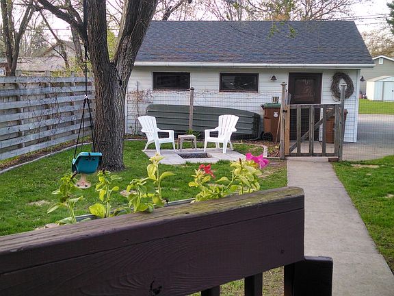 View from the back porch