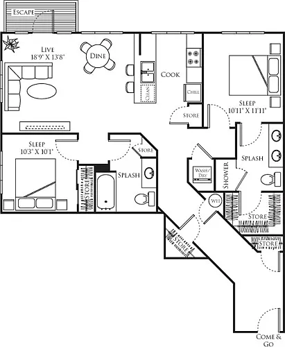 Floor plan B11