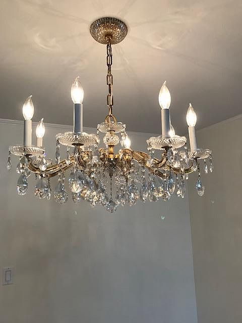 Crystal chandelier