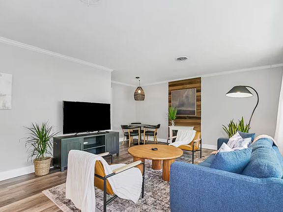 Open living & dining area.