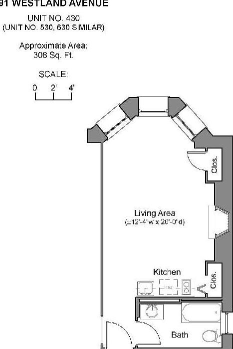 1st image of 91 Westland Ave APT 630