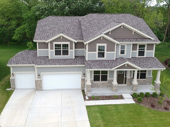 Jericho II - Craftsman Exterior - 110 Flint Creek Ct in Hawthorn Woods, IL