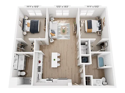 Floor plan B1A