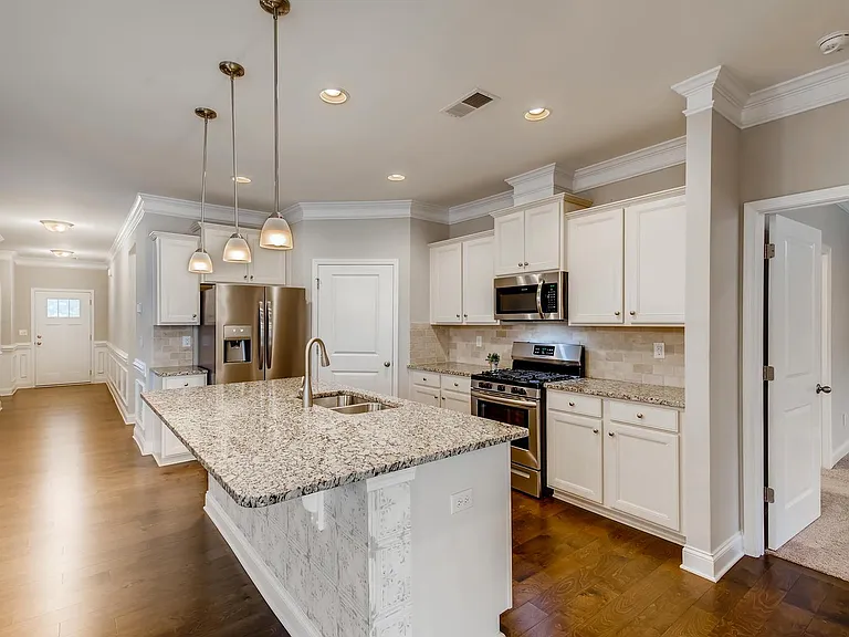 Open Kitchen with large island.