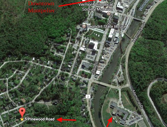 Downtown 1 mi - HS 1/2 mi 