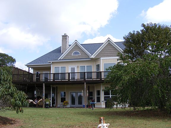 Rear of house from lake