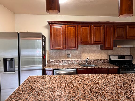 Kitchen with granite countertop