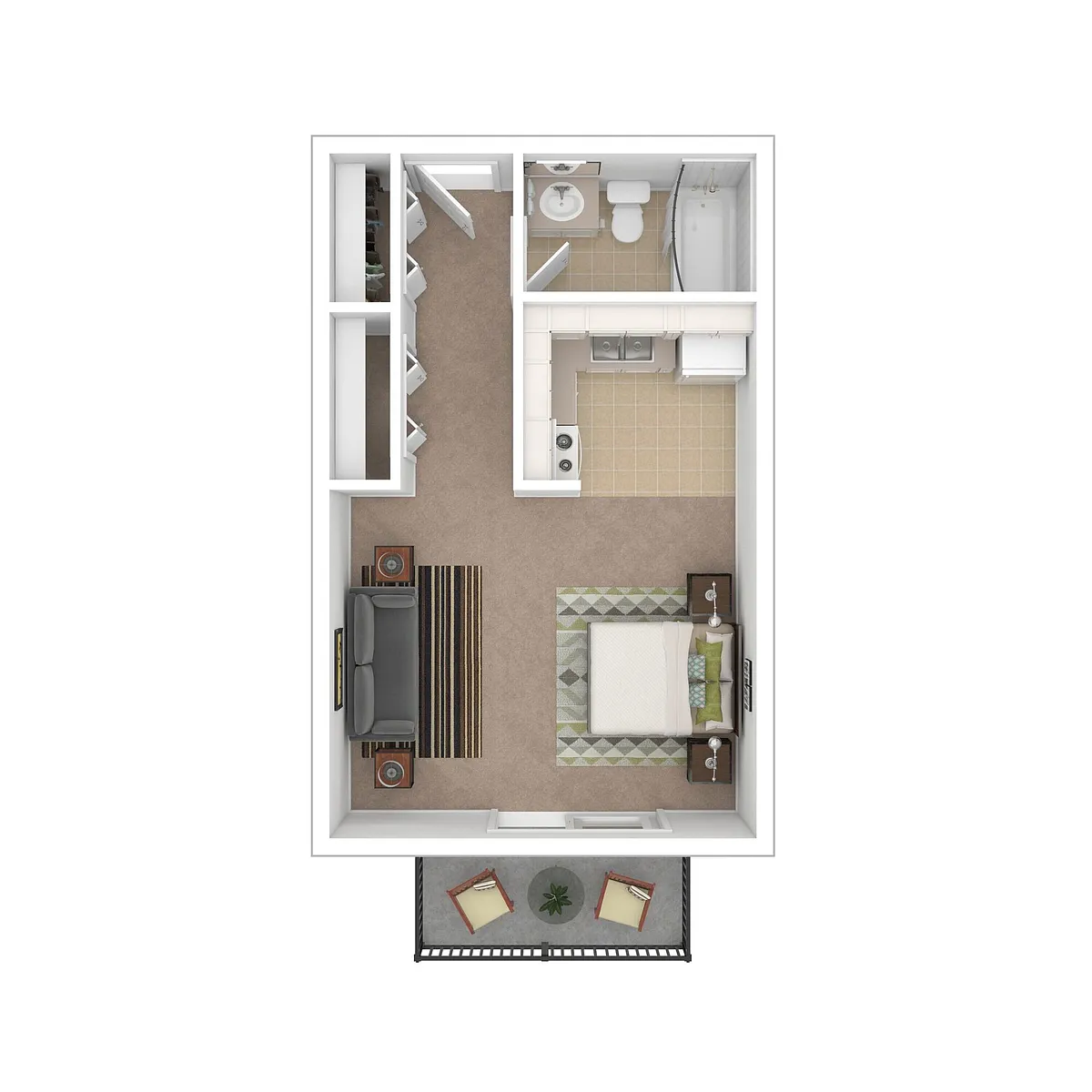 Floor plan Studio