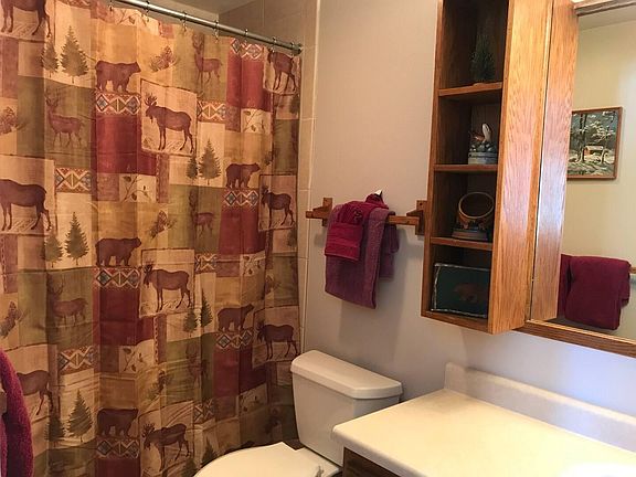 Master bathroom with tub