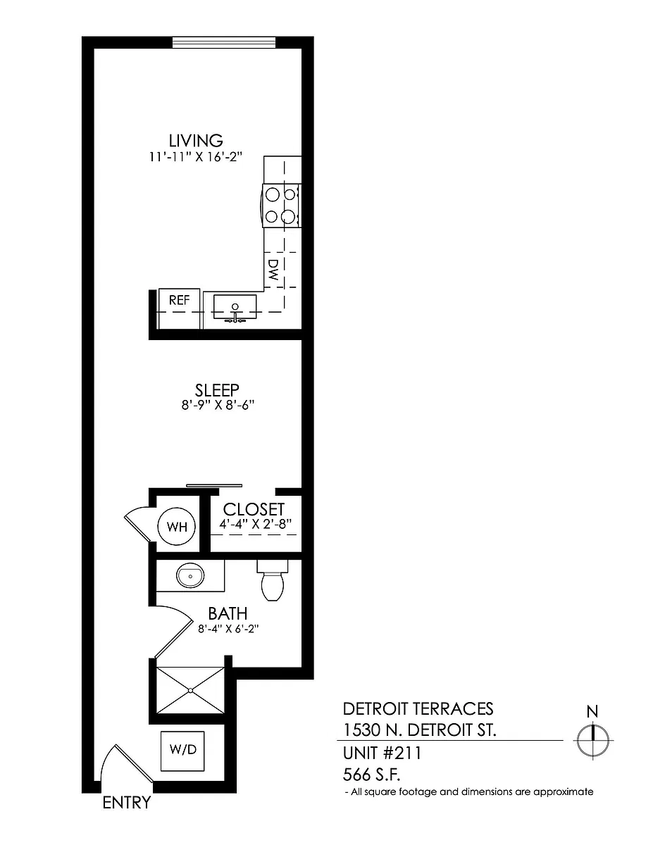 Floor plan Studio