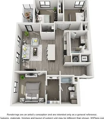 Three Bedroom C1 Three Bedroom C1