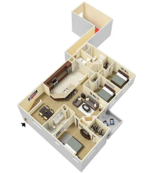 Floor plan red cedar
