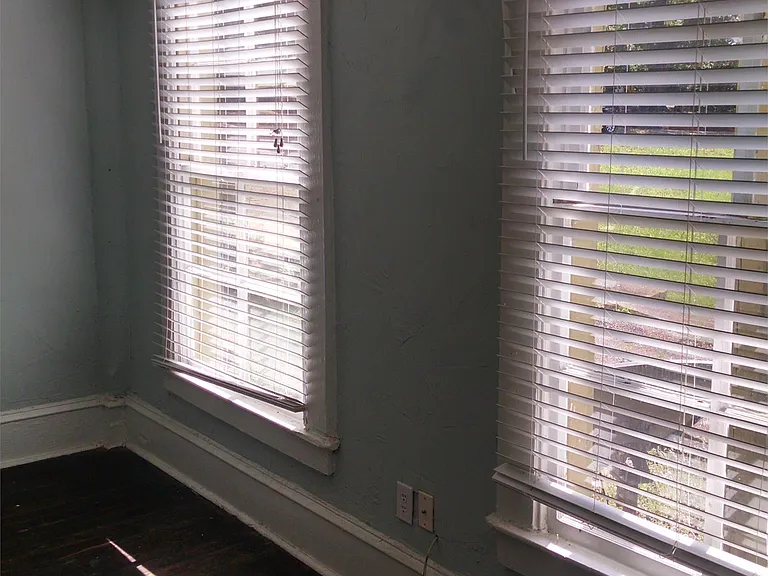 Windows in the dining room