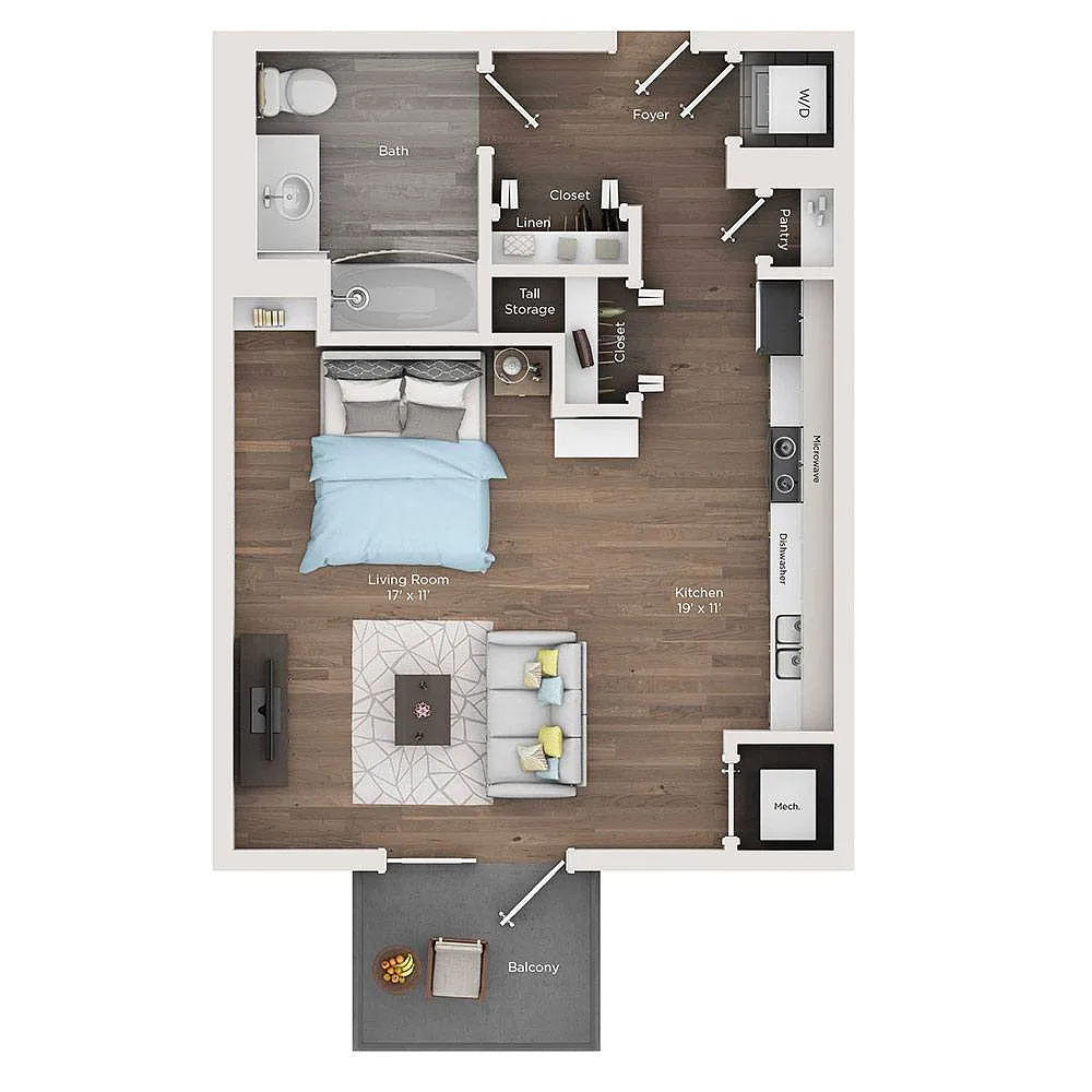 Floor plan Studio