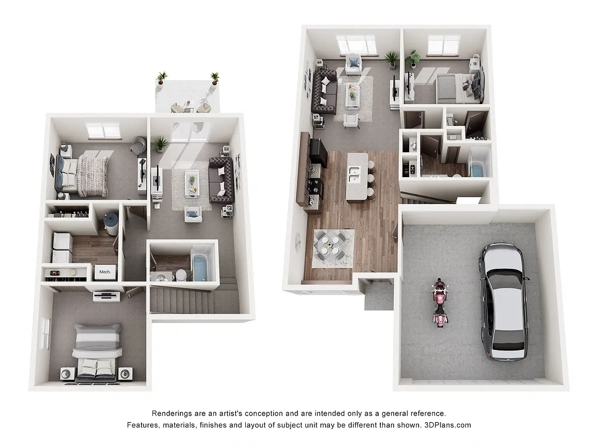 Floor plan 3 Bedroom 2 Bathroom