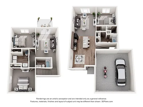 Floor plan 3 Bedroom 2 Bathroom