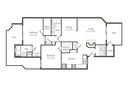 Floor plan C1 - Traditional