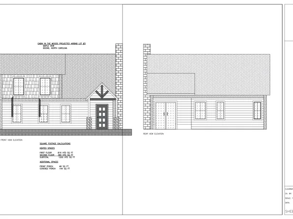 Luna Cabin Plan, Maple View