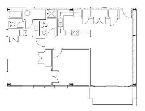 Floor plan 2 Bedroom Deluxe