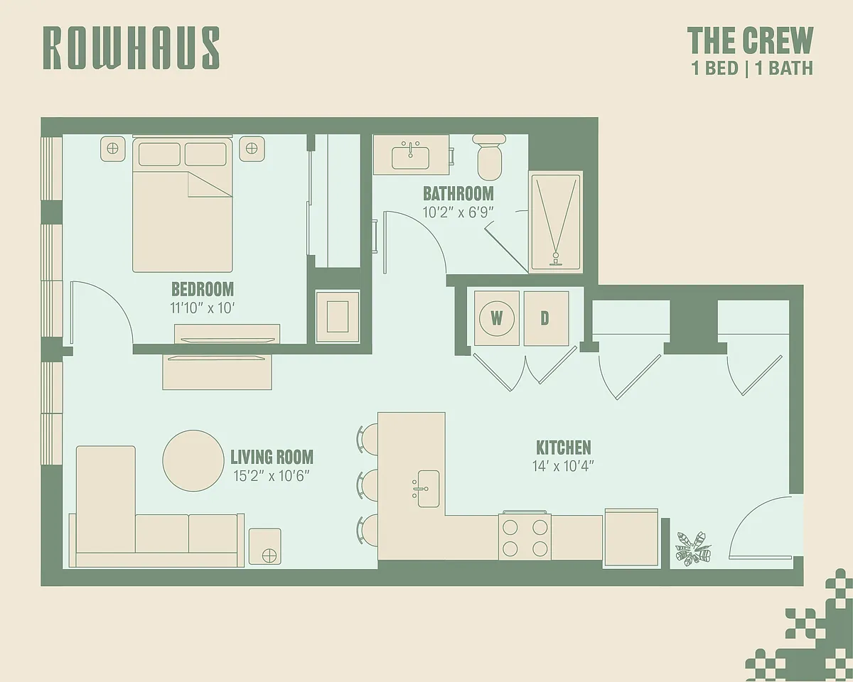 Floor plan The Crew