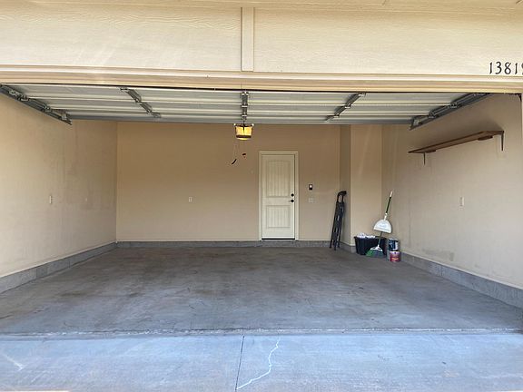 2 car garage with attic storage