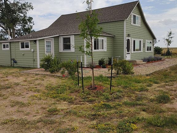 South side of house