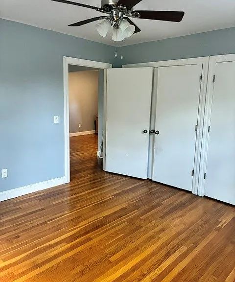 1st Bedroom . Lots of closet space.