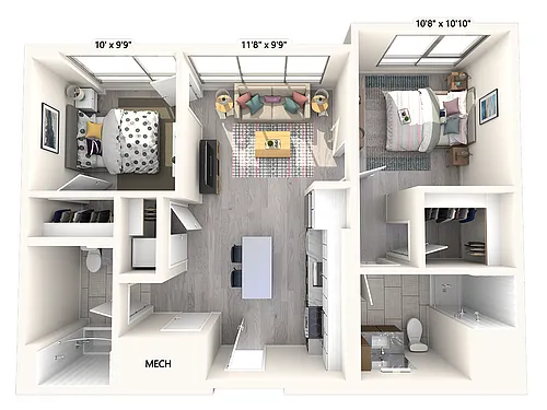 Floor plan W-D4