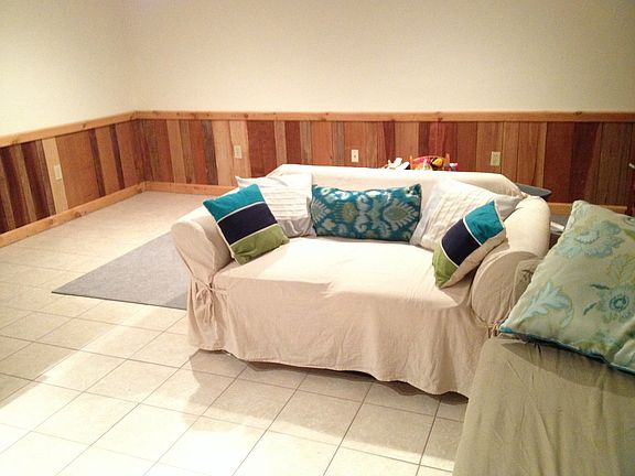 Large finished basement