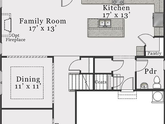 Craftsman First Floor