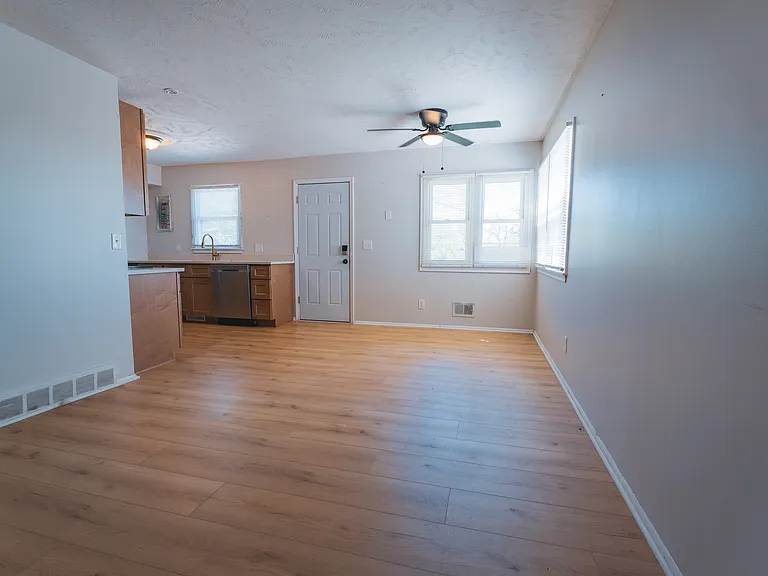 Dining Area, showing rear access to deck