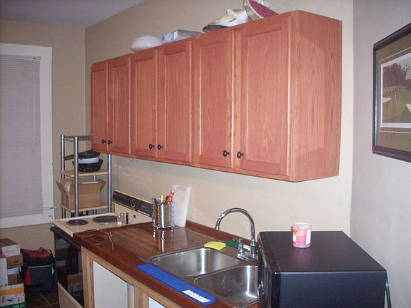 Kitchen counter and cabinets