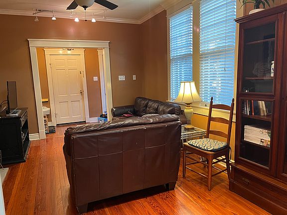 Living room, looking toward the front door.
