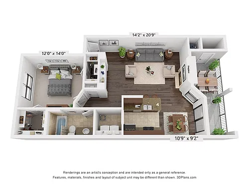 Floor plan A3a