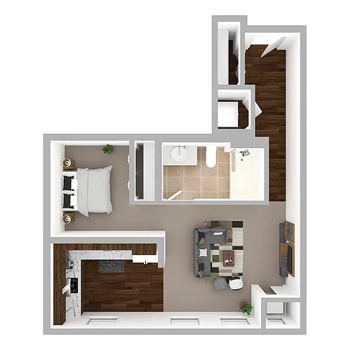 Floor plan ST2 - Alcove