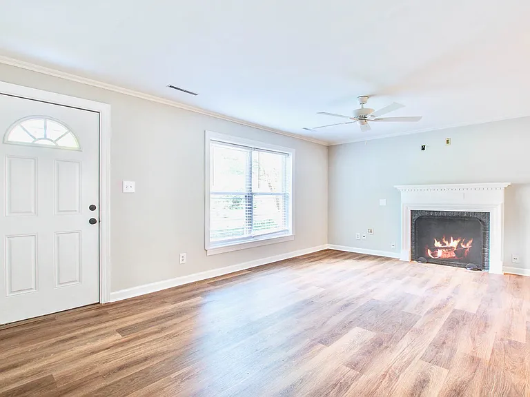 Open Kitchen/Living area (fireplace not operational)