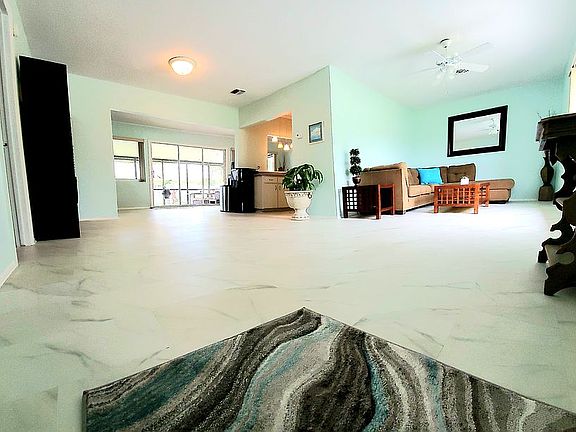 Entrance and living room