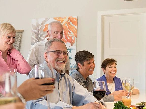 Homeowners Enjoying a Cooking Demo