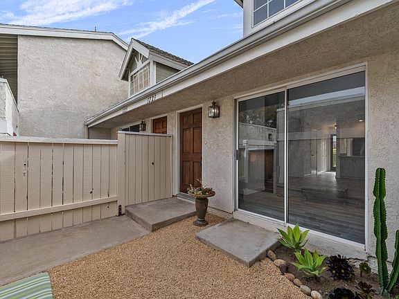 front yard and slider to living room