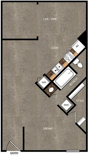 Floor plan Warehouse A4