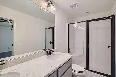 Private bathroom within bedroom