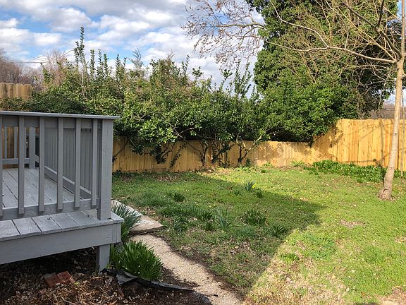 Back yard deck