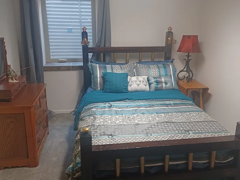 Bedroom one with closet