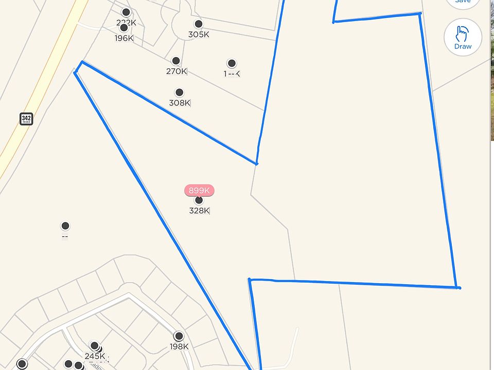 20+ acres lot lines