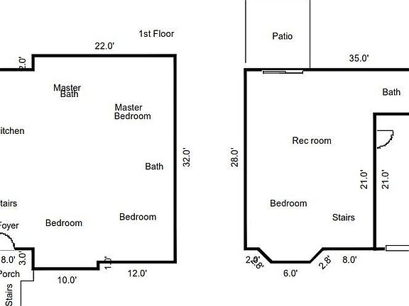 Efficient layout makes good use of all 2010 square feet.